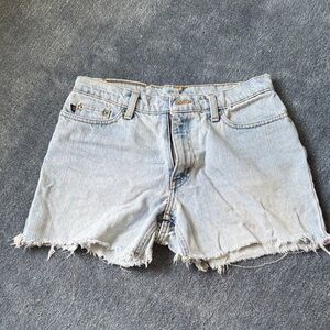 Polo by Ralph Lauren Light Blue Cutoff Denim Shorts